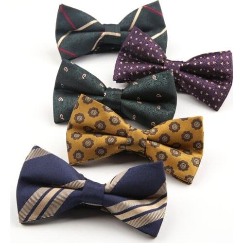 Linbaiway Business Bowtie for Mens Suit Butterfly Wedding Party Bow Tie Business Party Bowknot Necktie Cravat Custom LOGO