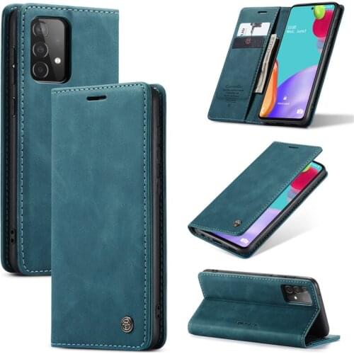 Flip Magnetic Leather Case For Samsung A52 A72 A42 A32 A12 S21 Wallet Card Cover For Galaxy A21S A31 A41 A51 A71 A20 A40 A50 A70