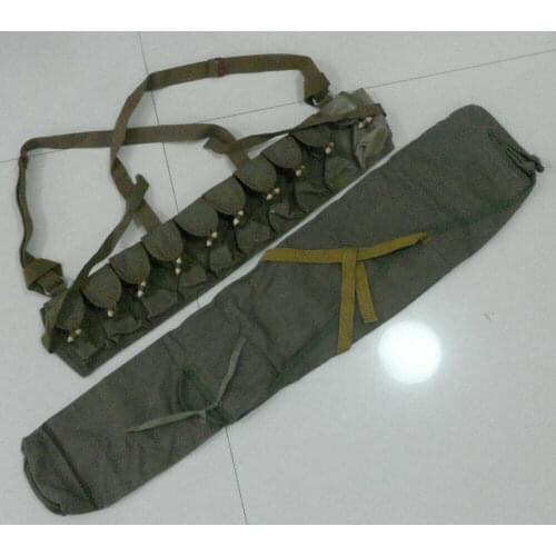 ORIGINA SURPLUS MILITARY COLLECTIBLES Chinese Army Type 56 SKS Rifle Bag Cover Pack SKS Ammo Pouch Chest Rig 5605101
