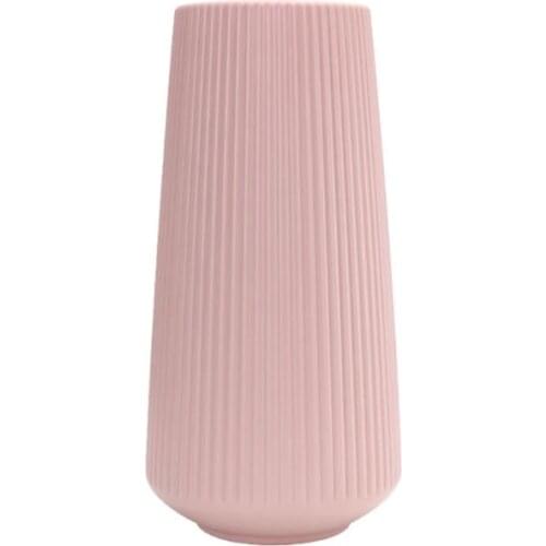 P15D Plastic Origami Vase Imitation Ceramic Flower Pot Basket Nordic Plants Arrangement Container Home Decor