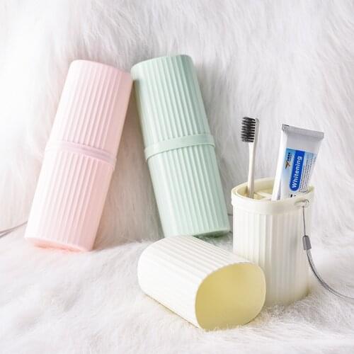 Portable Travel Cup Capsule Mouthwash Cup Simple Wash Cup Multifunctional Travel Cup Portable Mouthwash Cup Set Cup