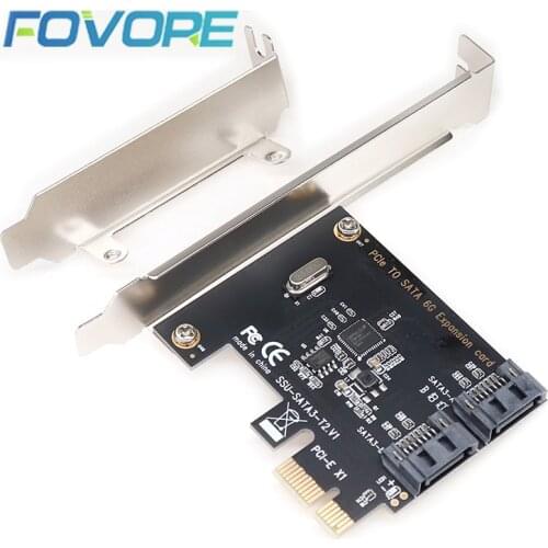 Add On Cards Controller SATA 3 SATA3 PCI-E/PCIE SATA PCI Express SATA Card/Multiplier/Expansion SATA3.0 6Gb 2Port Adapter
