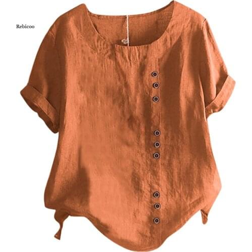 Rebicoo Linen Blouses