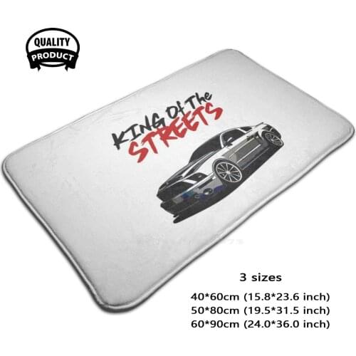 Silver 2014 Gt500 Front Side Door Mat Foot Pad Home Rug Car Cars Automobile Motorcar Road Speeding Throttle Racing Racer