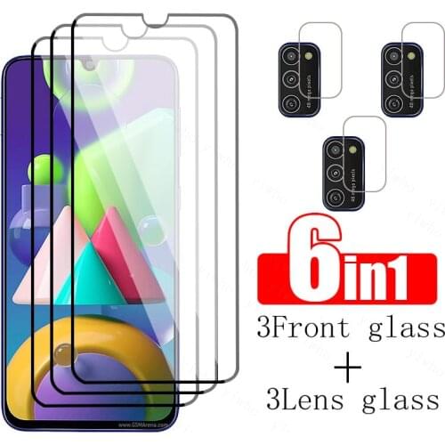 Full Cover Glass for Samsung Galaxy M21 Screen Protector on Sansung Galax M 21 M21 SansungM21SM-M215F Protective Phone Glass