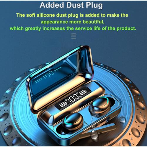 LEVANA F9 Bluetooth 5.0 Wireless Earphone Headphone 2000mAh Charging Case LED Display Sport Waterproof TWS Headset Music Earbuds