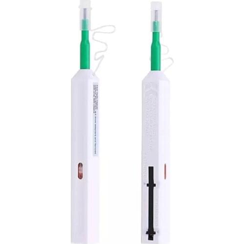 High Quality LC/SC/FC/ST One-Click Cleaner Tool 1.25mm and 2.5mm Fiber Optic Cleaning Pen 800 Cleans Fiber Optic Cleaner