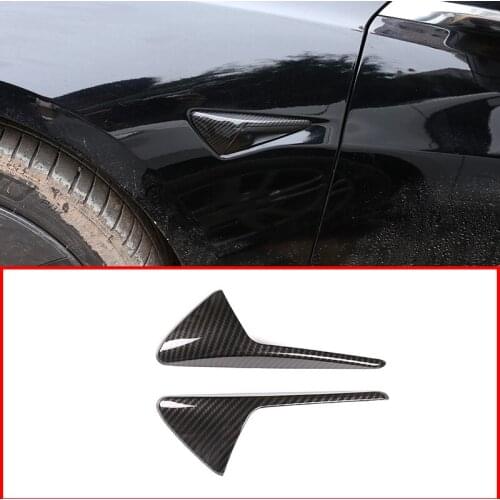 Car Exterior ABS Side Camera Protection Cover Trim Accessories For Tesla Model 3 2017-19 model S 2013-19 model X 2016-19