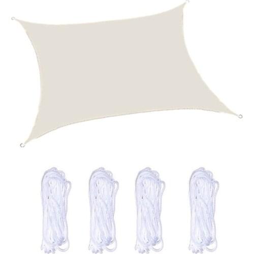 Shade Cloth Cover Square Awning Sun Shading Net UV Block Sun Shade Sail Perfect Patio Outdoor Garden