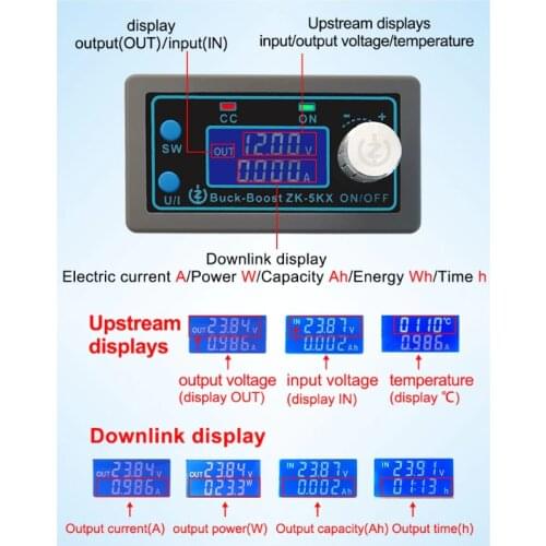 ZK-5KX DC Buck- Boost Converter Power Module Adjustable Regulated power supply