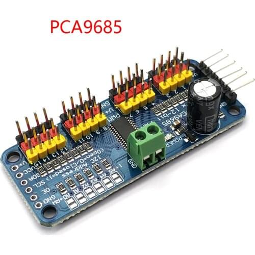 1Pcs PCA9685 16 Channel 12-bit PWM Servo Motor Driver I2C Module Robot