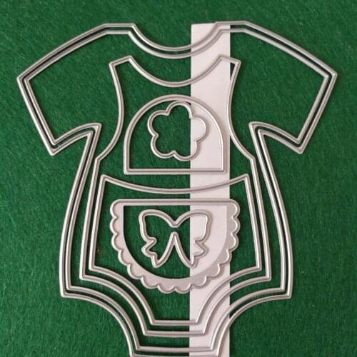 Baby Onesie CARD SM990055 scrapbooking die 123x127mm