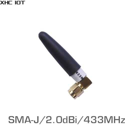 4PCS WIFI Uhf Whip Antenna Omnidirectional 433MHz XHCIOT TX433-JW-5 2.0dBi SMA Male Omni Antennas for Communication