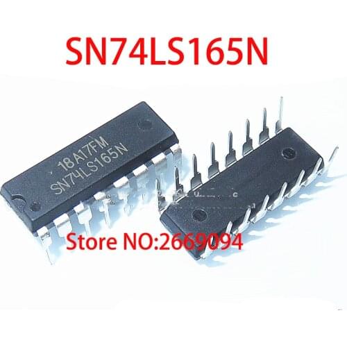 5PCS / 10PCS /50PCS /100PCS/500PCS SN74LS165N 74LS165N HD74LS165P HD74LS165 74LS165P 74LS165 serial output shift register DIP-1