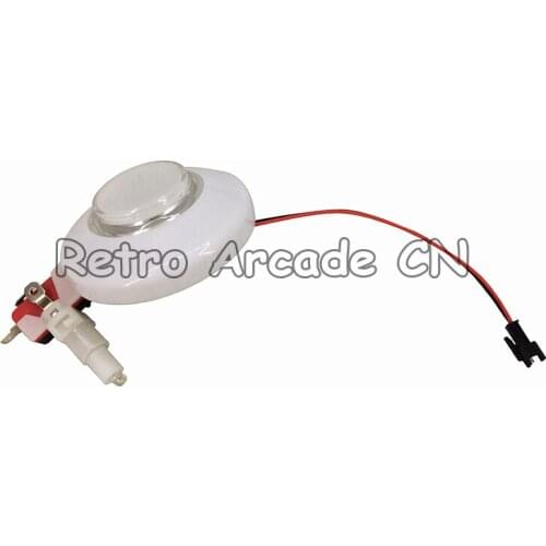 5pcs/lot Colorful LED Push Button Claw Crane Machine Parts 80mm Buttons White Cap illimunated Flashing for Arcade Game Playing