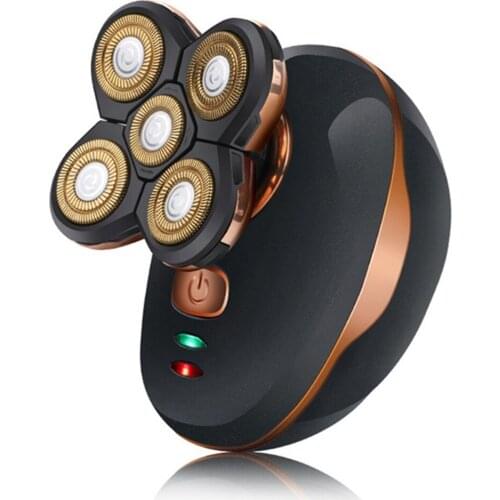 5 In 1 Low Noise Face Care Home Salon USB Rechargeable Electric Razor Hair Trimmer Easy Clean Multifunction Beard Shaving