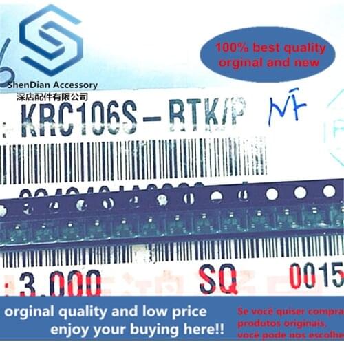51pcs only orginal new KRC106S-RTK/P NF SOT-23 KRC106S-RTK KRC106S PNP TRANSISTOR (SWITCHING, INTERFACE CIRCUIT AND DRIVER CIRCU