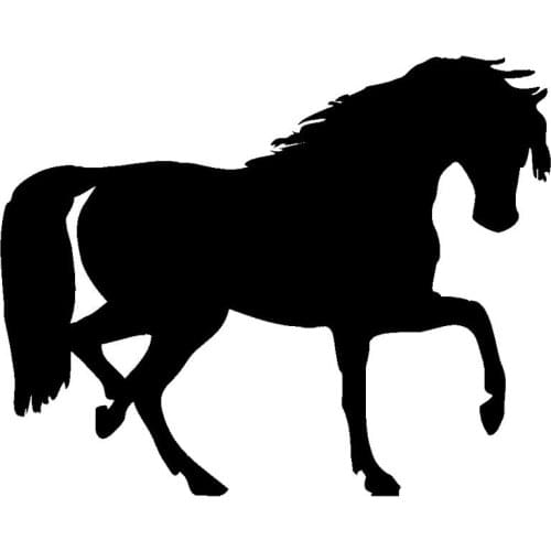 Car Stickers Decor Motorcycle Decals Animal Horse Decorative Accessories Creative Sunscreen Waterproof PVC,19cm*15cm