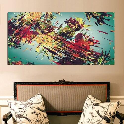 Free Shipping Abstract Art Wall Painting Prints and Posters Canvas Pictures For Living Room Decorative Art Picture No Frame