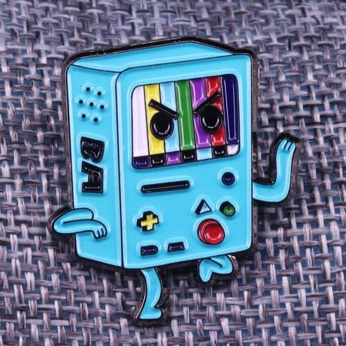 BMO Cartoon Enamel Pin Adventure Time Tv Show brooch