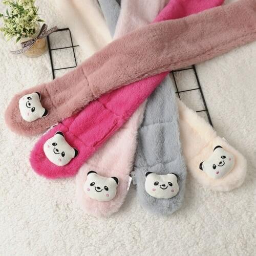 2019 Fashion Winter Scarf For Women Men Children Baby Scarf Thickened Wool Collar Scarves Boys Girls Neck Scarf Cotton Unisex