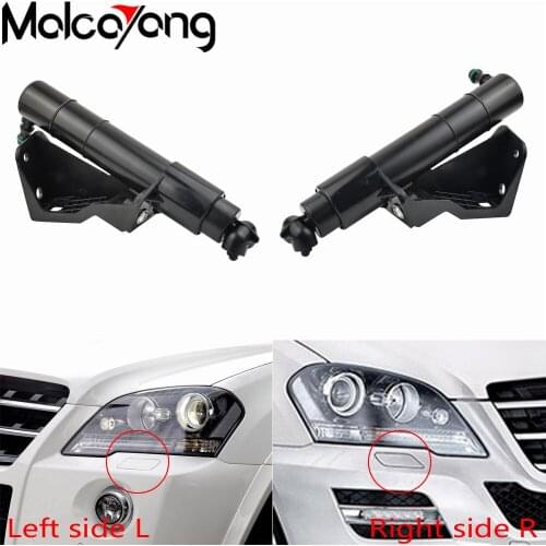 For Mercedes-Benz ML 320 2007 2008 2009 Left Right Headlight Washer Nozzle Cylinder A1648600547 A1648600647