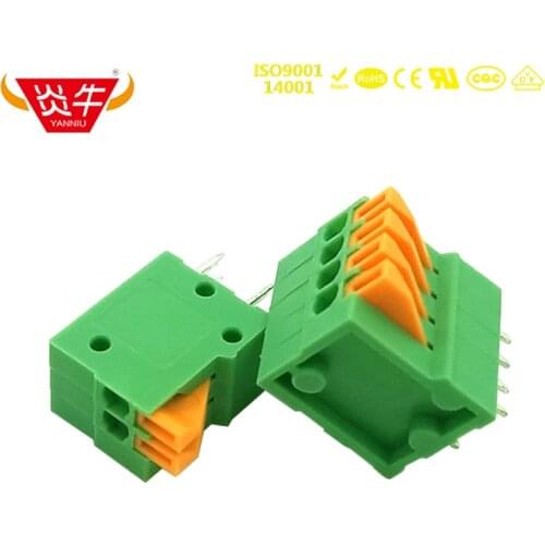 KF141V 2.54 2P ~ 12PIN PCB SPRING TERMINAL BLOCKS DG141V 2.54mm 2PIN ~ 12PIN FFKDS/V-2.54 1791813 PHOENIX CONTACT DEGSON KEFA