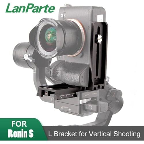 LanParte Ronin S gimbal camera L vertical bracket plate Manfrotto 501 arca swiss shooting quick release plate for DJI