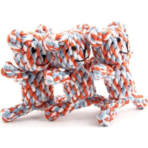 Cute Pet Dog Puppy Toys Cotton rope resistance Non-toxic Animals Cotton Toy Cat Dogs Chew Fetch Interactive Toy
