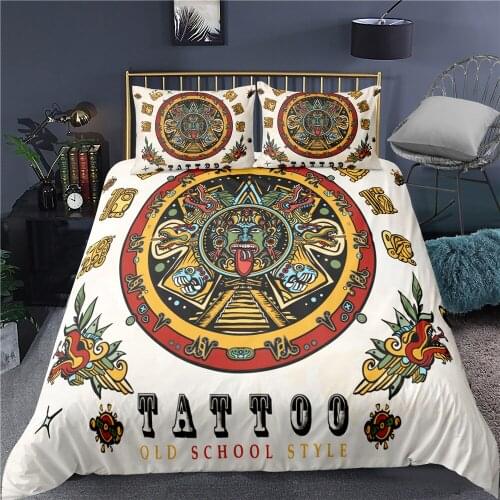Ancient Civilization Bedding Set 3D Printed Duvet Cover For Bedroom Cover Set Home Textile 2/3 Pieces Bed Quilt Cover For Teens