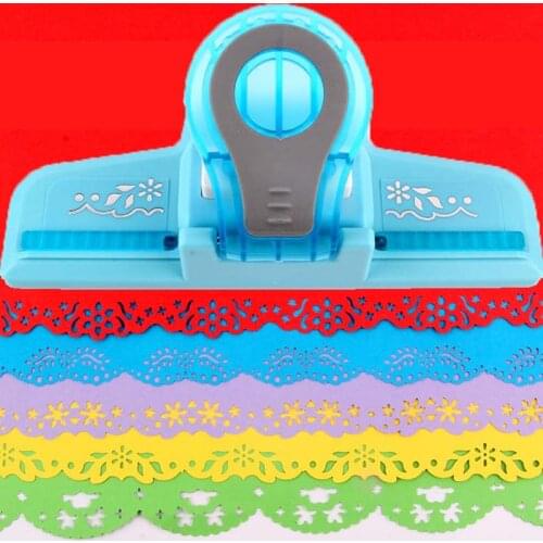 New scrapbook punches cutter fancy border embossing punch flower design embossing folders for card making paper craft supplies