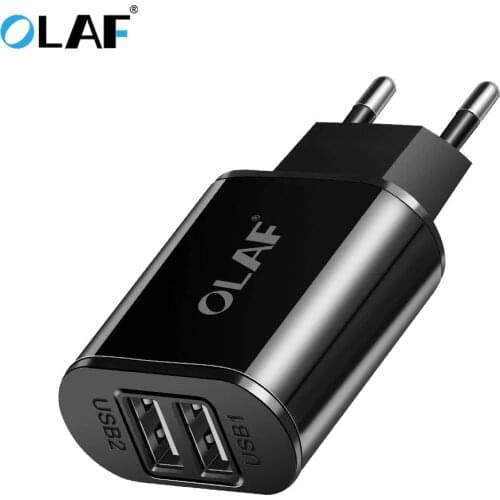 OLAF 5V 2.0A USB Charger for iPhone Xs mxs 8 7 iPad Fast Wall Charger EU Adapter for Samsung S9 Xiaomi Mi 8 Mobile Phone Charger
