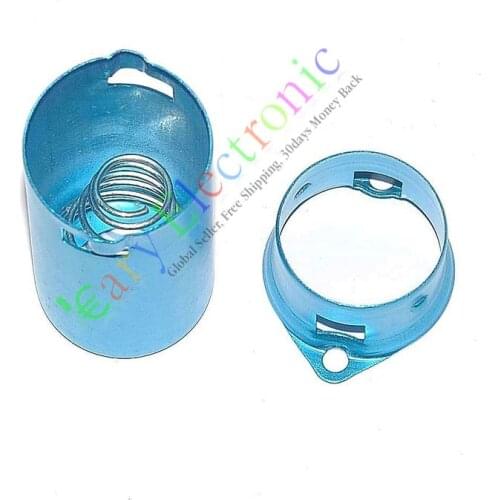 Wholesale and retail 8pcs Blue 9Pin Tube sockets Shield Cover for audio AMP 12AX7 12AU7 12AX7B HIFI DIY free shipping