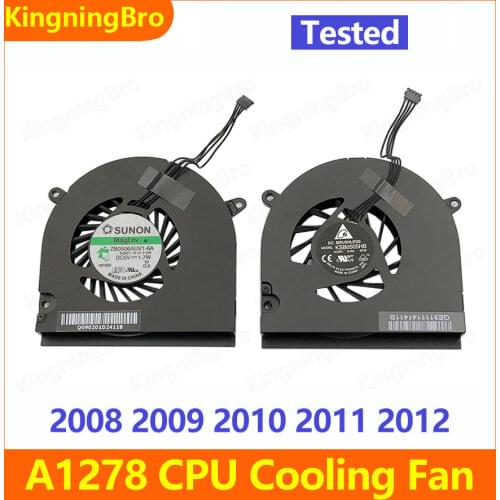 Original Laptops Fan CPU Cooler For Macbook Pro 13" A1278 Cooling Fan 2008-2012 ZB0506AUV1-6A