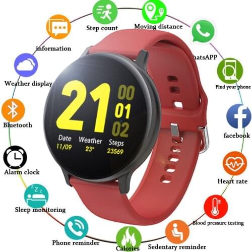 LIGE new ladies smart watch mens sports watch full screen touch heart rate monitoring bluetooth call IP68 waterproof for Xiaomi