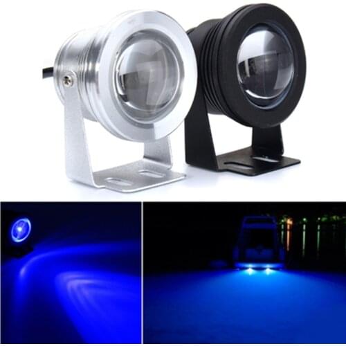 LED Underwater Lamp Light Blue Lighting DC 12V 10W IP68 Waterproof Swimming Pool Marine Boat Yacht Fishing Lamp LED Floodlight