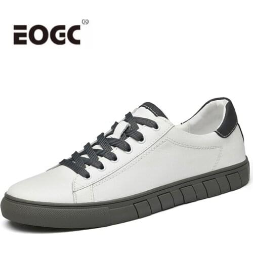 Soft Genuine Leather Men Shoes Non-Slip Oudoor Flats Shoes Men Breathable Comfort Walking Casual Men Shoes Zapatillas Hombre