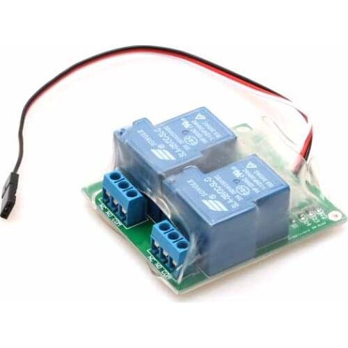Upgraded 30A PWM Relay Switch Controller 1Ch Servo Signal Input 2CH Electric LED/Smoke Remote Control Module For RC Drone