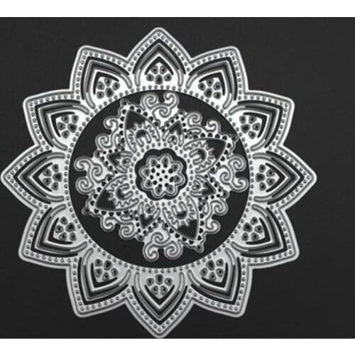 YLCD490 SunFlower Metal Cutting Dies For Scrapbooking Stencils DIY Album Cards Decoration Embossing Folder Die Cuts Template