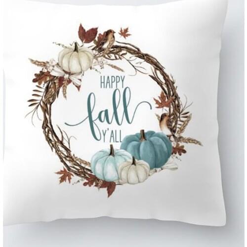 18 x 18 Inches Throw Pillow Covers Black Pumpkin/Witch Element Happy Halloween Decorations Cushion Covers Pillowcases