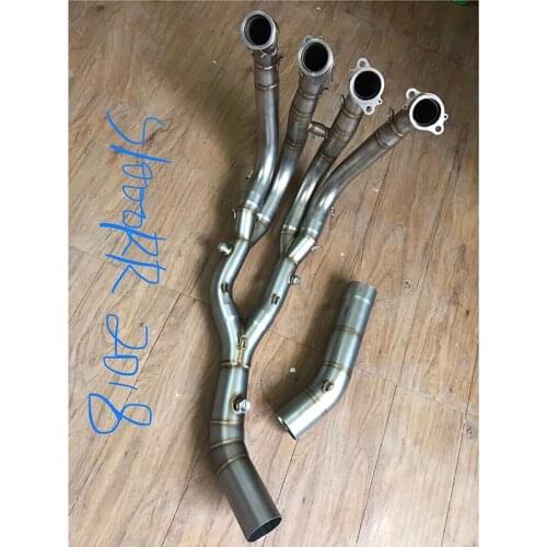 2018 MTCLUB S1000RR S 1000 RR Motorcycle Muffler Exhaust System Link Pipe For BMW S1000RR 2018 Slip-on 304 Stainless Steel New