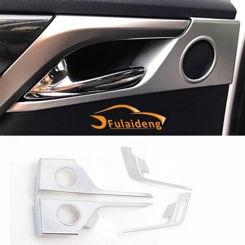 4pcs For Lexus RX RX350 RX450h 2016-2020 Interior Side Door Handle Cover Decor frame Trim Car Styling Accessories