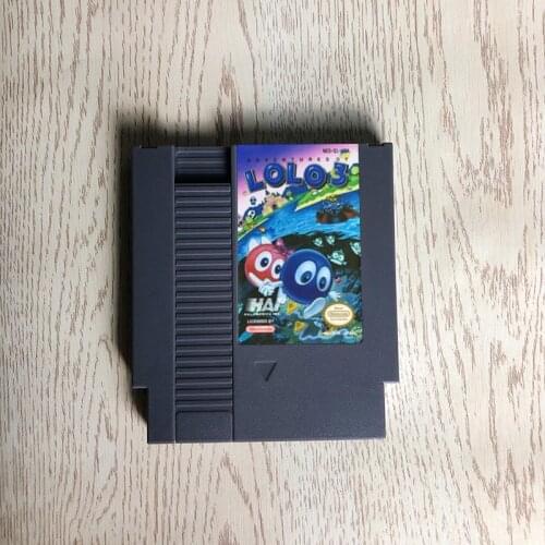 Adventures of Lolo 3 - 72 pins 8bit game cartridge