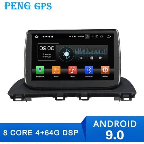 9" Android 9.0 Car no DVD Player GPS Radio For Mazda 3 Axela 2014+ navigation multimedia stereo auto Headunit DSP