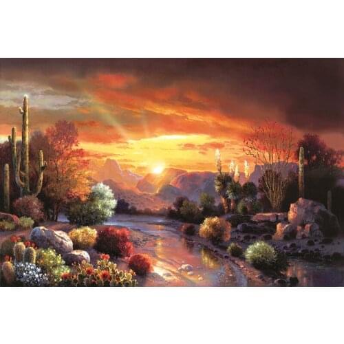 A8553 11CT/14CT/18CT/25CT/28CT Oil tea patterns Counted Cross Stitch DIY Cross Stitch Kits Embroidery Needlework Sets