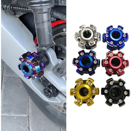 Aluminum CNC parts motocross frame sliders anti collision wheel protection racing moto falling protectors motorcycle crash pad