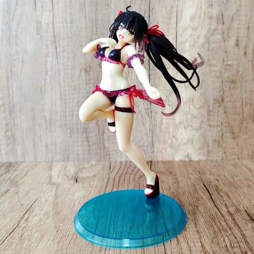 Anime Sexy Figure Live Date Action Nightmare Tokisaki Kurumi Swimsuit Model Collection Gift Kids Figurine Doll 20cm