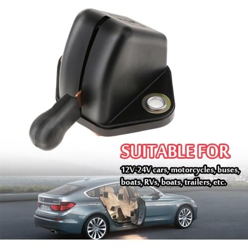 DC12V-24V Car Boat Battery Double Poles Disconnect Isolator Power Switch