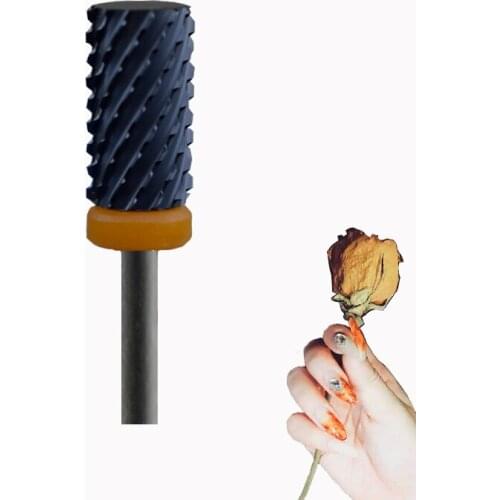 Black Ceramic Nail Drill Bit - Small Barrel Bit XXC