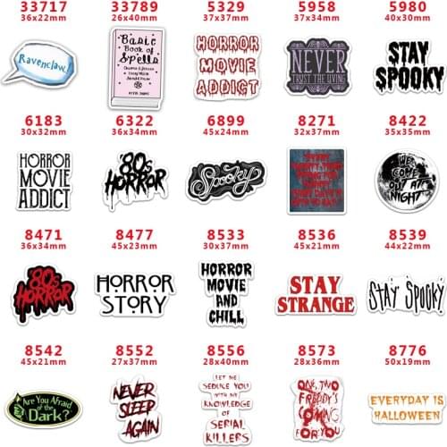 Choshim brand 10 Pcs Planar Resin flatback Horror Movie Halloween for DIY hairbow accessory decoration PR 8776